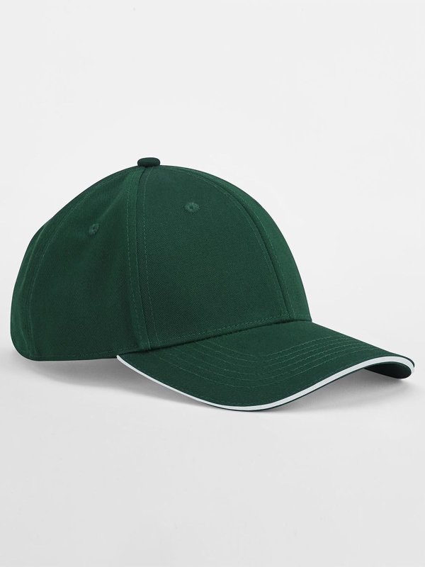 bottle green/white
